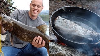 Biggest Trout of My Life  Rainbow Trout Catch N Cook [upl. by Danica]