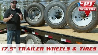 175quot Trailer Wheels amp Tires  PJ Trailers [upl. by Haroved]