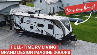 Fulltime RV walkthrough  Grand Design Imagine 2600RB [upl. by Anelas997]