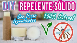 REPELENTE SÓLIDO 100 NATURAL  DIY FÁCIL  ZERO WASTE VEGANO  Mixi [upl. by Enirak199]