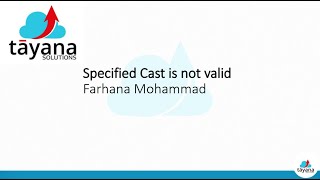 Understanding and Resolving the quotSpecified Cast is Not Validquot Error in Acumatica [upl. by Adaran]