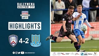 Match Highlights I Coleraine 42 Ballymena United [upl. by Anahpets713]