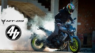 2017 Yamaha MT09 Review  First Ride [upl. by Pimbley]