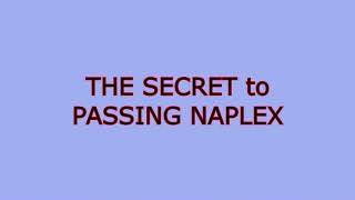 The Secret to PASSING NAPLEX [upl. by Barden]