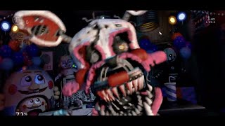 Ultimate Custom Night Nightmare Mangle Jumpscare [upl. by Entwistle]