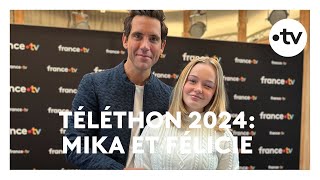 Téléthon 2024  Mika et Félicie un duo de choc [upl. by Notsyrb]