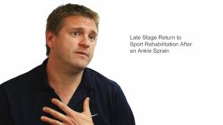 Late Stage Return to Sport Rehabilitation After an Ankle Sprain [upl. by Tavie45]