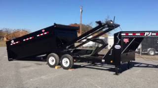 PJ Trailers Roll Off Dump Trailer [upl. by Aremmat]