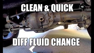 Dodge RAM 1500  Rear Diff  Differential Fluid Oil Change [upl. by Ominoreg262]