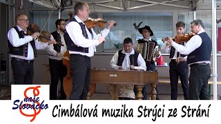 Cimbálová muzika Strýci ze Strání Koncertování pro veřejnost o Růžencové pouti v Uherském Brodě [upl. by Ittocs]