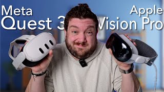 Apple Vision Pro VS Meta Quest 3 HONEST Comparison [upl. by Llennahc]