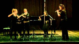 Enigma Flute Quartet  E Grieg Aus Holbergs Zeit Suite op40 [upl. by Teyut]