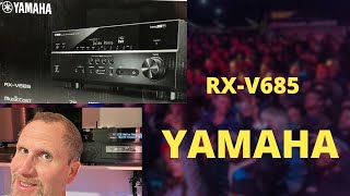 Yamaha RXV685 Receiver Unboxing and a Quick Look [upl. by Maryanna]