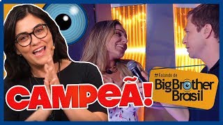 🔥PAULA É A CAMPEÃ DO BBB19  quotEla teve a ousadia de ser realquot diz TIAGO LEIFERT [upl. by Areit452]