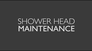 ECOHEADS The Showerhead  Maintenance [upl. by Larrad23]