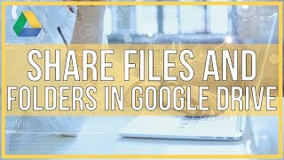 How To Share Files and Folders In Google Drive  Full Tutorial [upl. by Nitsirc]