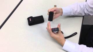 Laser Distancemeter DISTO D2  How to opne battery cover [upl. by Alissa]