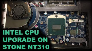 Upgrading The CPU On A Laptop  Intel Celeron to Core i3i5i7  Stone Computers NT310H i54210M [upl. by Ysabel300]