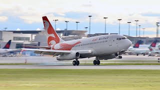 Air Inuit Boeing 737200 Combi Landing at Montreal  from Val dOr [upl. by Ahsimrac]