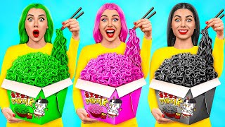 Eating Only One Colored Food For 24 Hours Challenge  Food Battle by Multi DO Challenge [upl. by Nakhsa]