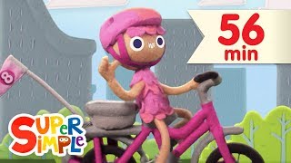 10 Little Bicycles   More Kids Songs  Super Simple Songs [upl. by Raclima]