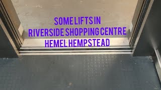 Some lifts in Riverside Shopping Centre in Hemel Hempstead [upl. by Llieno971]