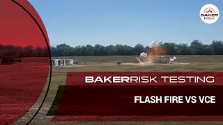 Flash Fire vs VCE at the BakerRisk Wilfred E Baker Test Facility [upl. by Niret]