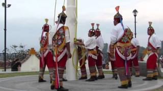 DANZA DE INICIO AL RITUAL DE LOS VOLADORES DE PAPANTLA VERACRUZ DICIEMBRE 2015 [upl. by Noami]