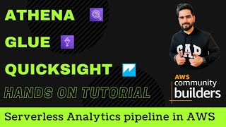 AWS Athena Glue and QuickSight Tutorial  Athena and QuickSight Integration  Serverless Analytics [upl. by Avevoneg]