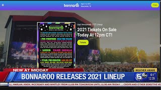 Bonnaroo announces 2021 artist lineup ahead of September return [upl. by Notlew]