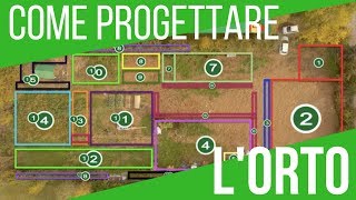 COME PROGETTARE LORTO  CALENDARIO DELLE SEMINE  ORTO E GIARDINAGGIO [upl. by Ardiedak]