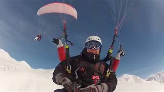 Paragliding in Gudauri Ski Resort [upl. by Yrad]