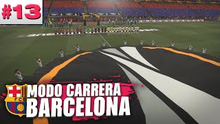 SUFRIENDO MUCHISIMO en la EUROPA LEAGUE  FIFA 21 Modo Carrera Barcelona 13 [upl. by Airb]