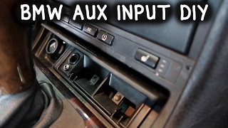 How To Install An Aux Input On BMW E46 [upl. by Hetti]