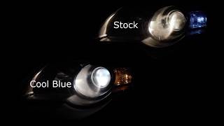 Osram Cool Blue Intense vs Stock Bulbs [upl. by Gibbon654]