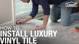 How To Install Luxury Vinyl Tile [upl. by Nickie]