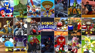 Sonic amp Sega AllStars Racing  All Playable Characters [upl. by Flann506]