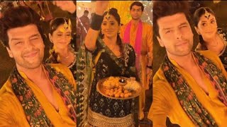 Lohri Function Shivangi Joshi amp Kushal Tandon Show Barsaatein Show upcoming twist youtuber twist [upl. by Ahsinod]