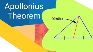 Apollonius Theorem and Proof [upl. by Eelyr]