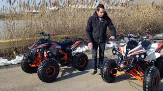 3125B 125cc Coolster ATV Fully Automatic With Reverse Remote Kill And Throttle Limiter Quad Review [upl. by Odlabso]