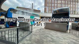 Every Internal Bus Route in Greater Manchester Part 1 Rules in description [upl. by Amethyst]