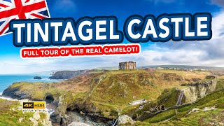 TINTAGEL CASTLE CORNWALL  Full tour of the real King Arthurs Camelot in 4K [upl. by Thorne]