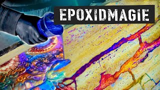 Epoxidharztisch mit Steinplatten [upl. by Landahl145]