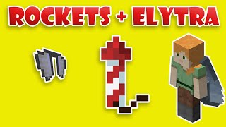 How to fly using elytra in Minecraft 2021 [upl. by Alekim]