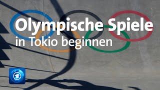 Olympische Spiele in Tokio beginnen [upl. by Aicertal71]