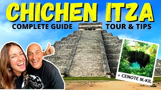 CHICHEN ITZA MEXICO  Tour amp Guide  CENOTE IkKil 🔥 MUST WATCH [upl. by Dewhurst]