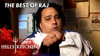 EVERY SINGLE Raj Moment on Hells Kitchen [upl. by Tnafni]