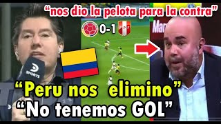 DESTROZADOS PERIODISTAS COLOMBIANOS REACCIONARON a COLOMBIA VS PERU 10 HOY PRENSA [upl. by Mahsih]