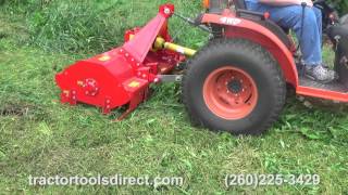 Tractor Tools Direct  Caroni Flail Mower Demonstration  Model TM 1300B [upl. by Dowell]