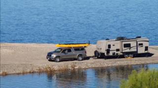 Camped at Beautiful Lake Pleasant Regional ParkMaricopa County Arizona [upl. by Trevethick]